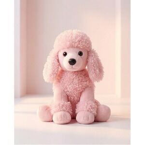 Build a Bear Pink Poodle Dog 20 inch Retired Tag Vintage Plush Stuffed Animal‎